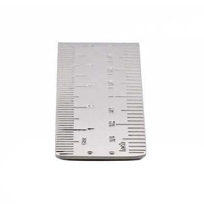 Stainless Steel Ruler Money Clip