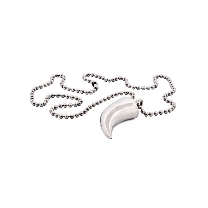 Stainless Steel Shark Tooth Pendant