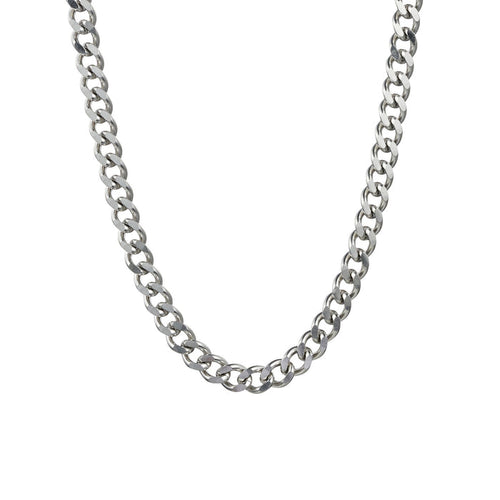 Stainless Steel Thick Curbed Link Neck Chain