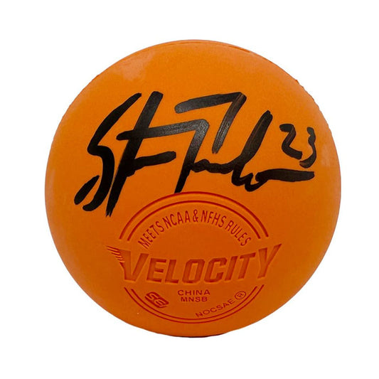 Steve Priolo Signed Orange Lacrosse Ball Signed Lacrosse Photo TSE Buffalo