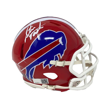 Christian Benford Signed Buffalo Bills Red TB Speed Mini Helmet Signed Mini Helmets TSE Buffalo