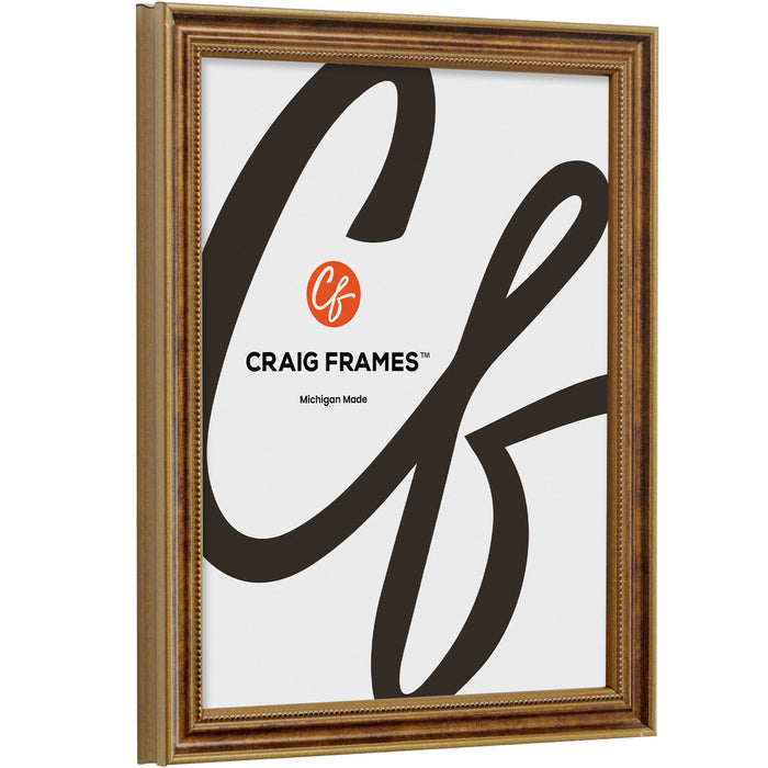 Stratton .75", Ornate Bronze Picture Frame - 4 Piece Set