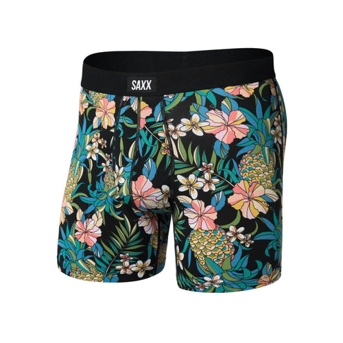 SAXX - DAYTRIPPER COMFORT STRETCH BOXER BRIEF | Pineapple Field Black
