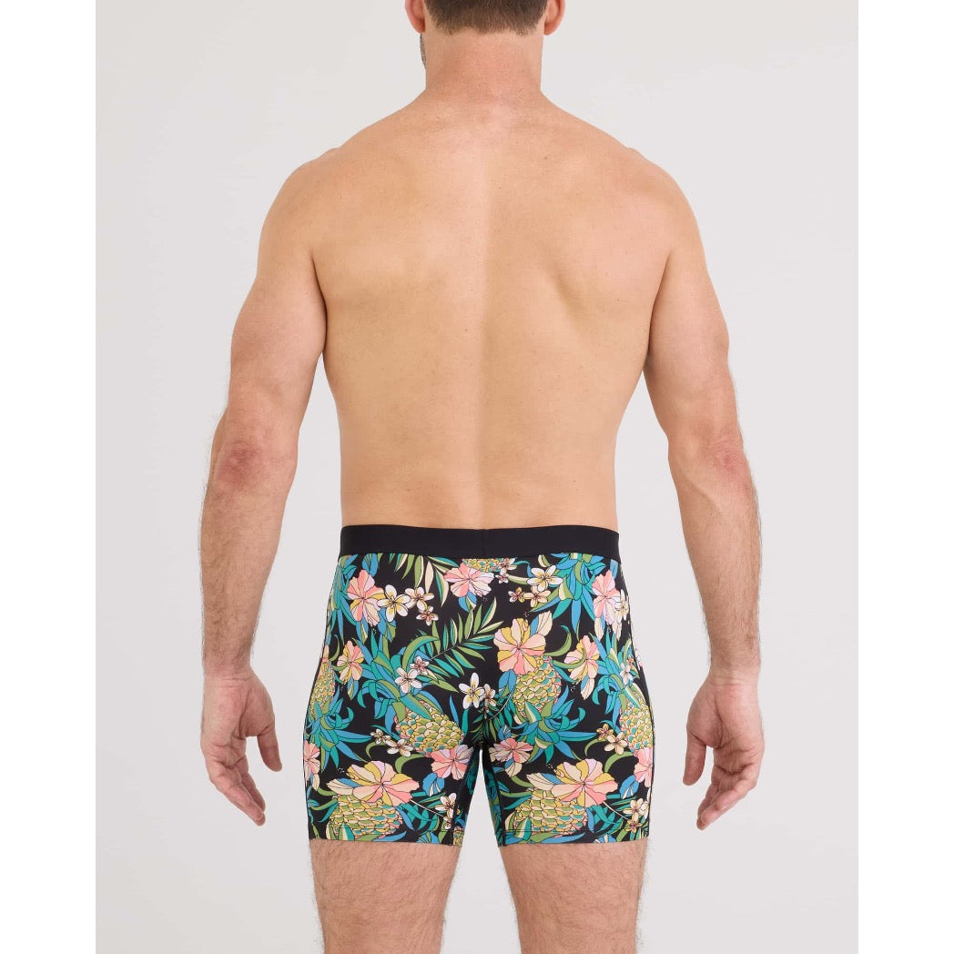 SAXX - DAYTRIPPER COMFORT STRETCH BOXER BRIEF | Pineapple Field Black