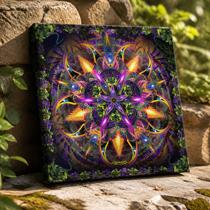 Sylvan Perception — stretched canvas print — garden-angle