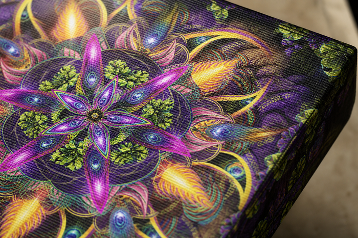 Sylvan Perception — stretched canvas print — closeup-macro