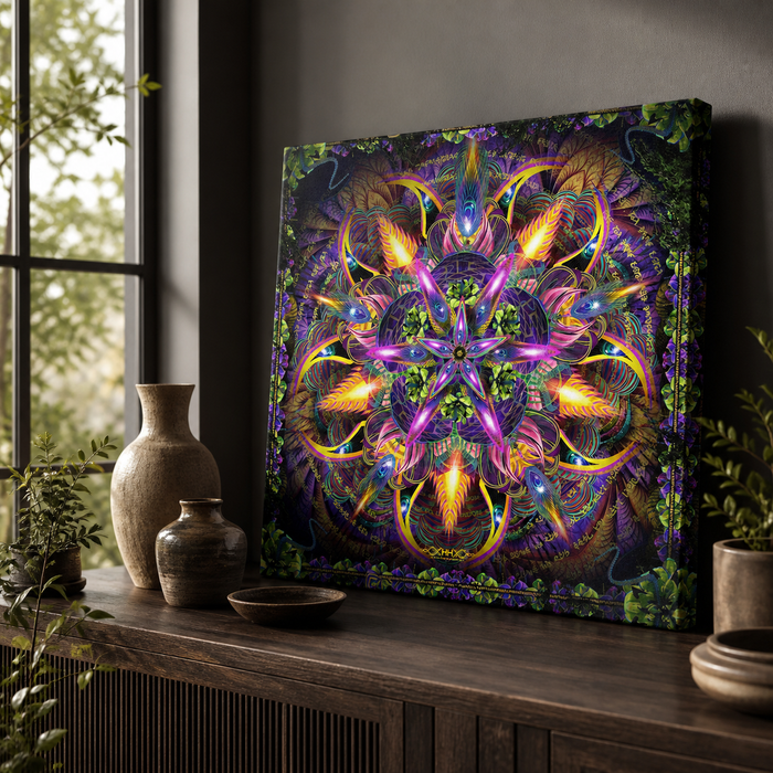 Sylvan Perception — stretched canvas print — studio-lifestyle