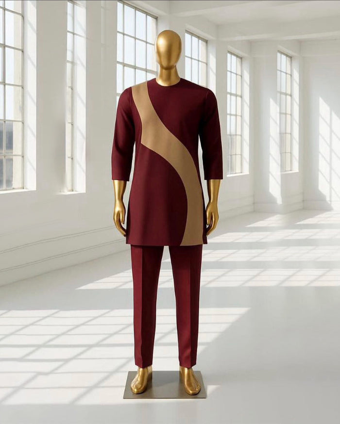 The "Crimson Arc" Two-Piece 0'1
