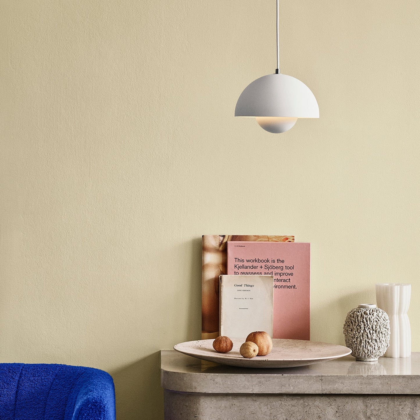 &tradition | flowerpot VP1 pendant lamp | matte white 23cm