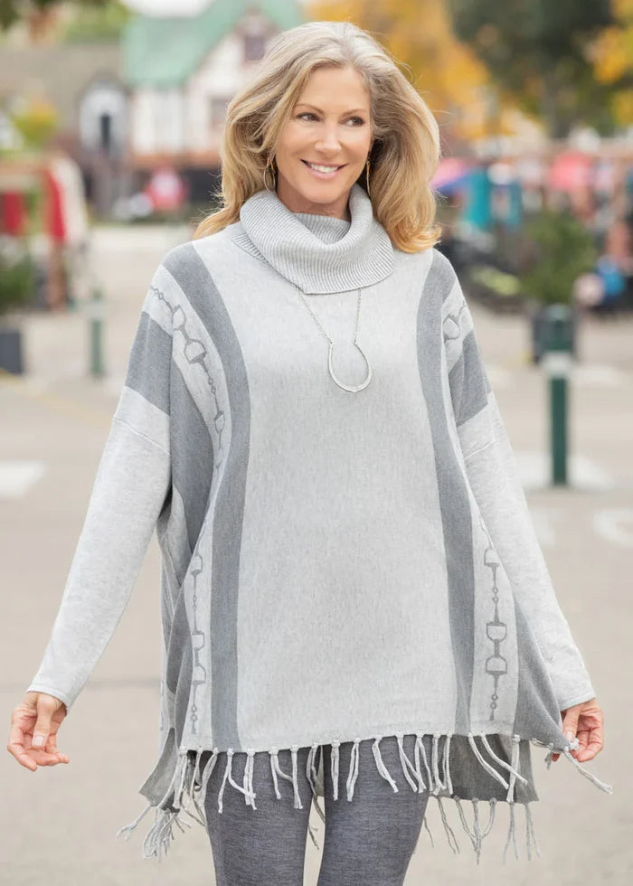 Turtleneck Poncho Sweater Kerrits EQL