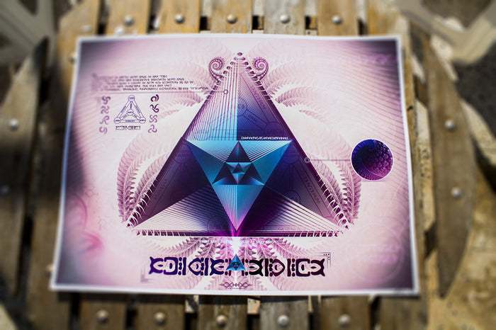 Universal Transmissions I - Tetragrammaton Limited Edition Metallic Archival Print