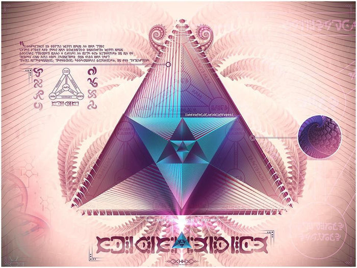 Universal Transmissions I - Tetragrammaton Limited Edition Metallic Archival Print
