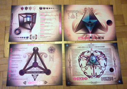 Universal Transmissions III - Merkaba Limited Edition Metallic Archival Print