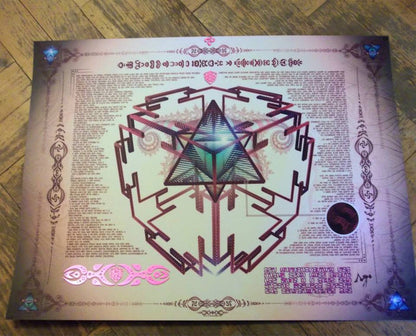 Universal Transmissions III - Merkaba Limited Edition Metallic Archival Print