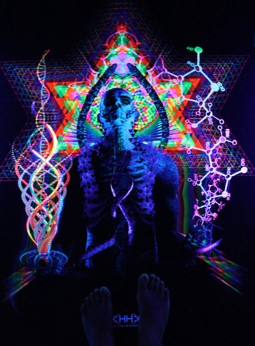 UV Active NEON Canvas Backdrop - Activate