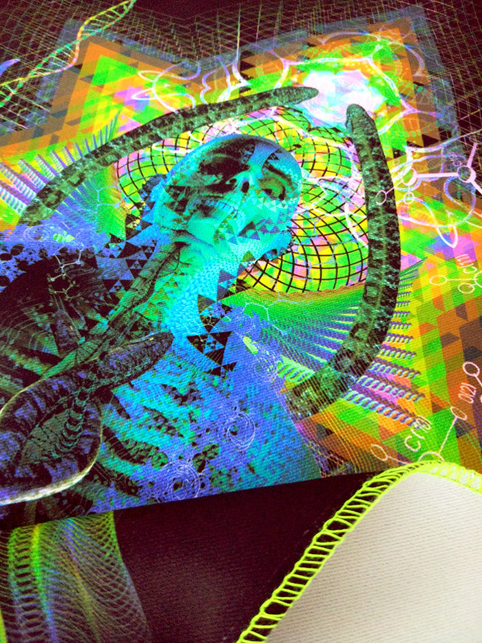 UV Active NEON Canvas Backdrop - Activate