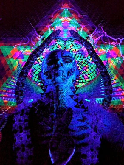 UV Active NEON Canvas Backdrop - Activate