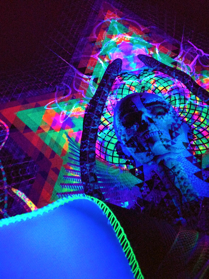 UV Active NEON Canvas Backdrop - Activate