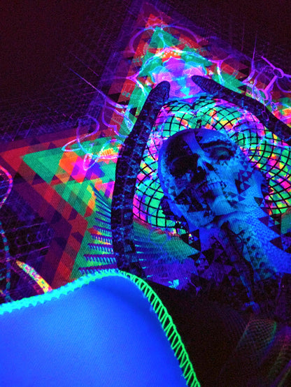 UV Active NEON Canvas Backdrop - Activate