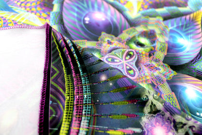 UV Active NEON Lycra Tapestry / Backdrop - Cerebral Moksha