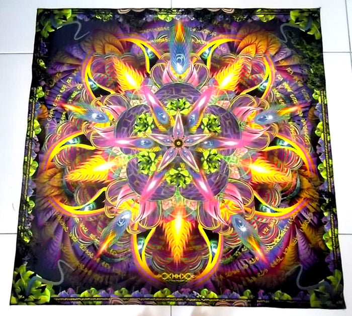 UV Active NEON Lycra Tapestry / Backdrop - Sylvan Perception
