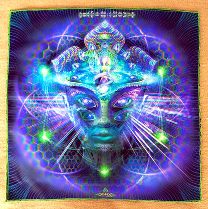 UV Active NEON Satin Backdrop - Divine Moment of Truth