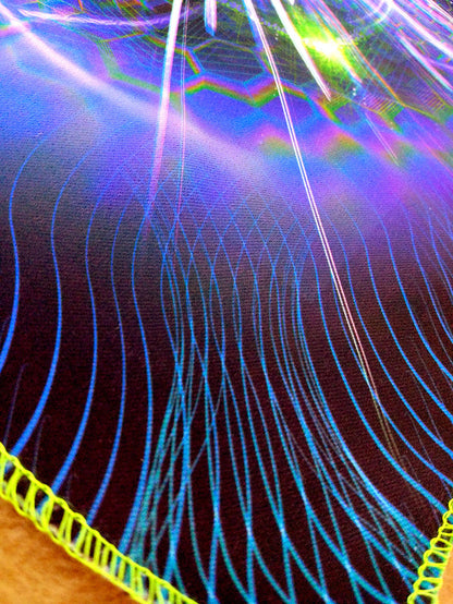 UV Active NEON Satin Backdrop - Divine Moment of Truth