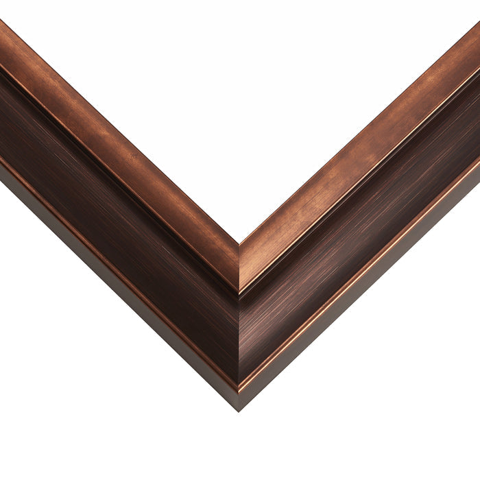 Ventura 2", Matted Brushed Bronze Picture Frame