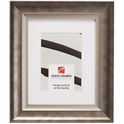 Ventura 2", Matted Pewter and Silver Picture Frame