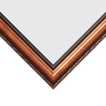 Victoria 1.375", Matted Ornate Copper Picture Frame - 4 Piece Set