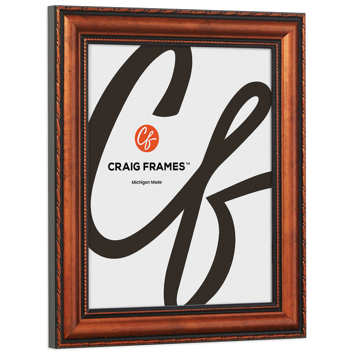 Victoria 1.375", Ornate Copper Picture Frame - 4 Piece Set