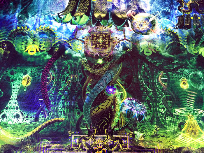 XL Lycra Tapestry / Backdrop of Axis Mundi
