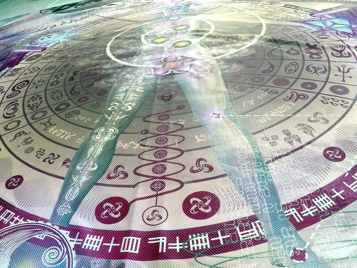 XL Lycra Tapestry / Backdrop of Recursive Pantheism