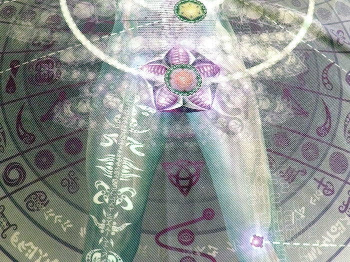 XL Lycra Tapestry / Backdrop of Recursive Pantheism
