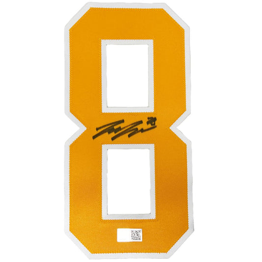 Zemgus Girgensons Signed Yellow Authentic #8 CLEARANCE TSE Buffalo